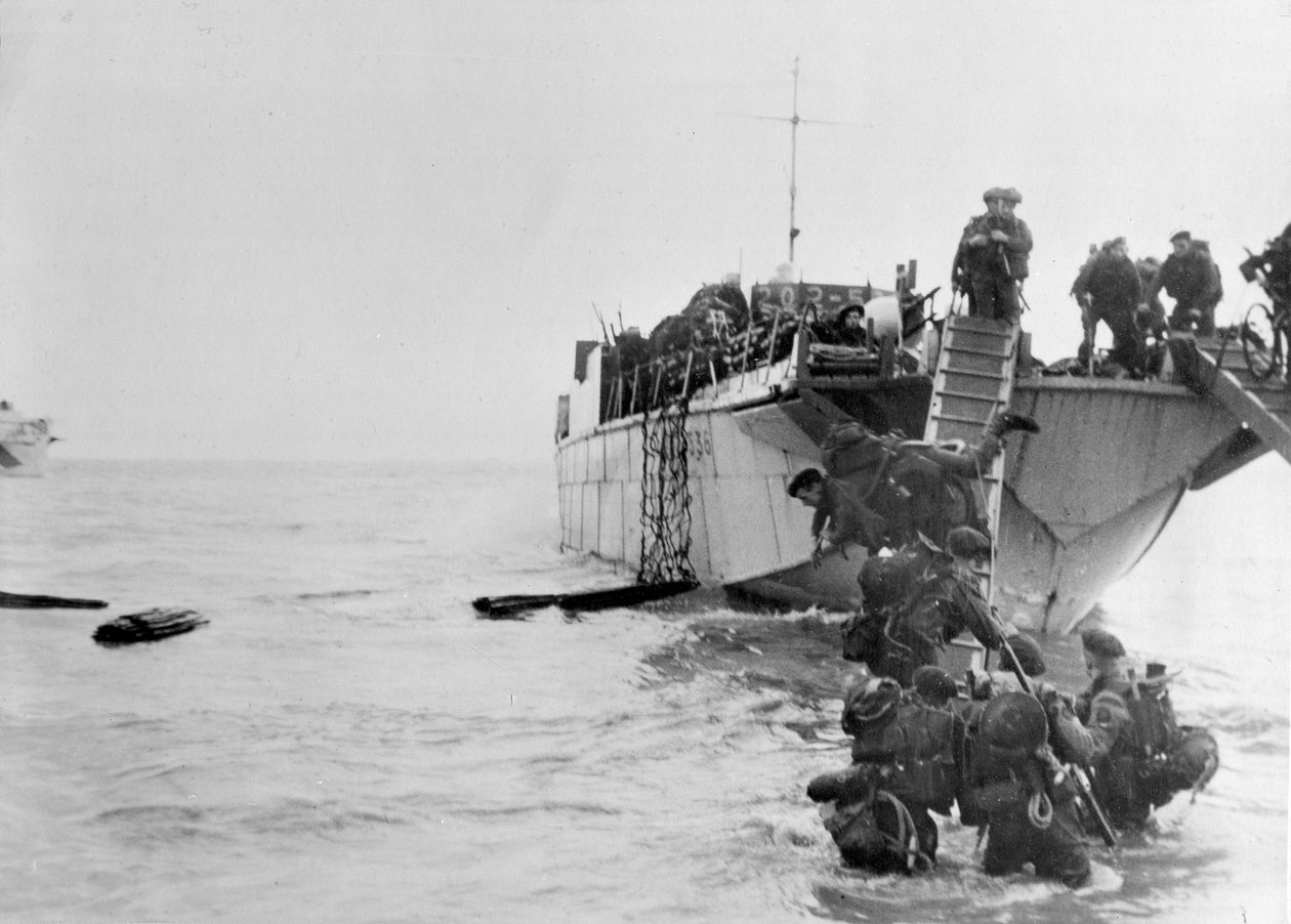 Kommandooperasjoner under invasjonen av Normandie, juni 1944 av English Photographer