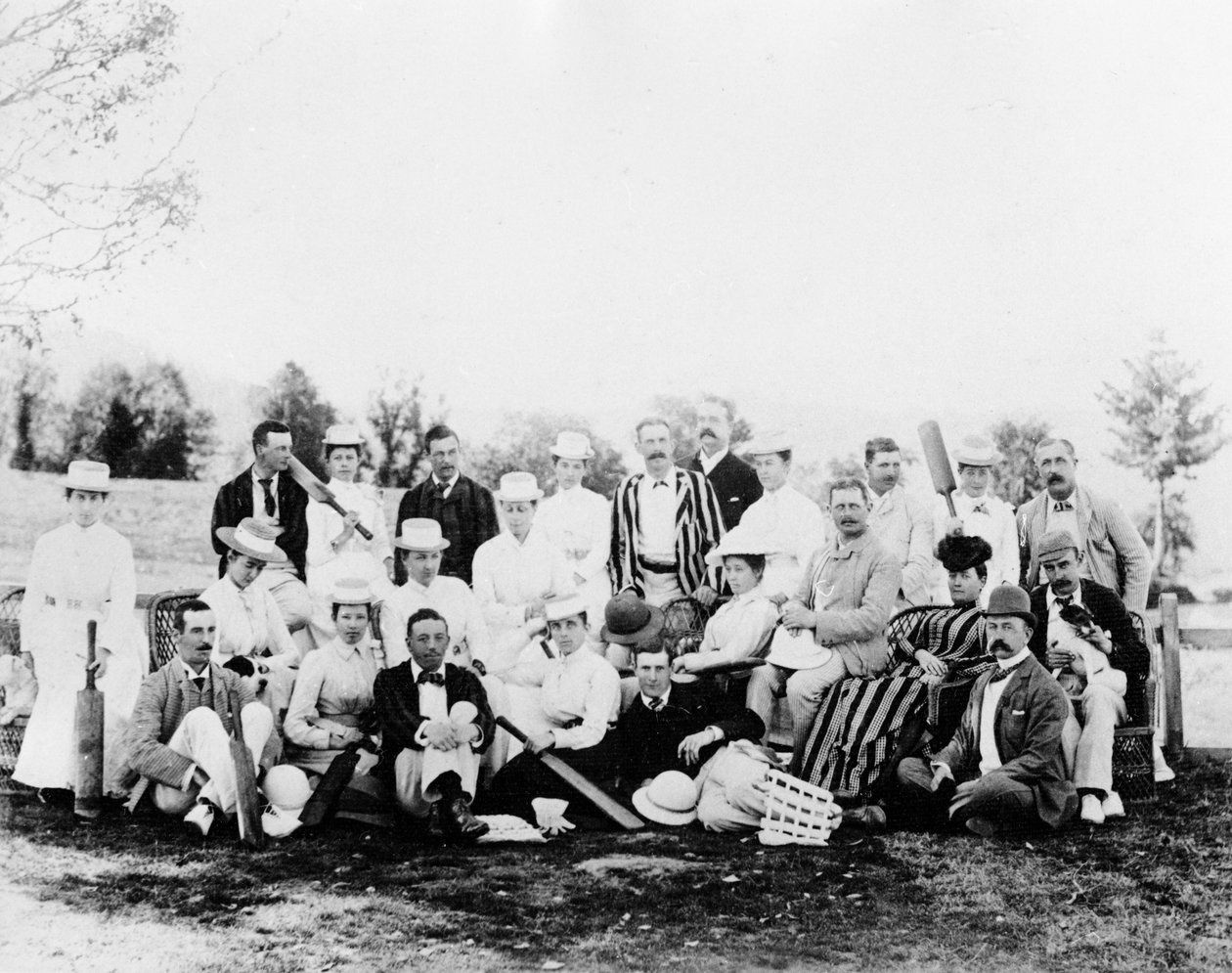 Cricketfest, ca. 1870-90-tallet av English Photographer