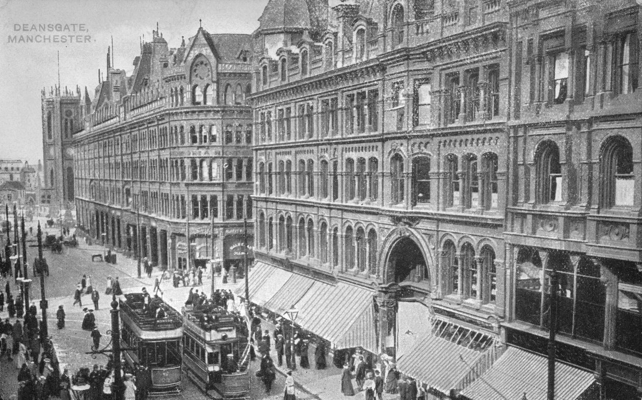 Deansgate, Manchester, ca. 1910 av English Photographer