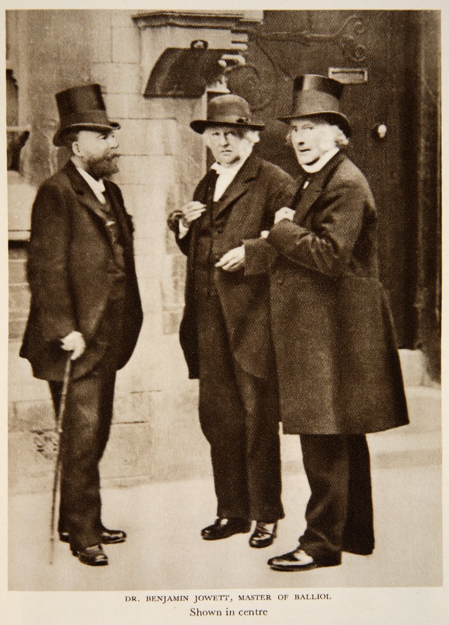 Dr. Benjamin Jowett, Master of Balliol, fotografi fra The Times (sepia-bilde) av English Photographer