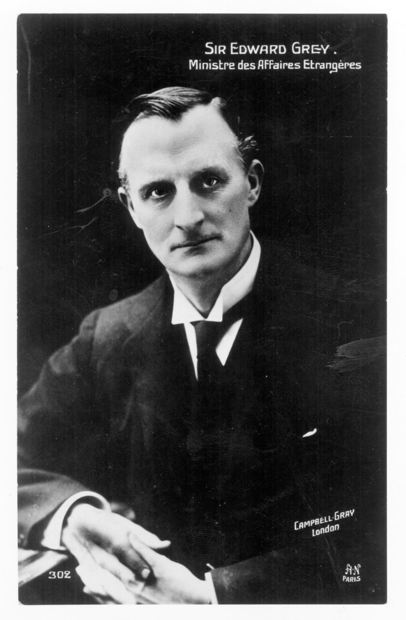 Edward Grey, 1. Viscount Grey av Fallodon av English Photographer
