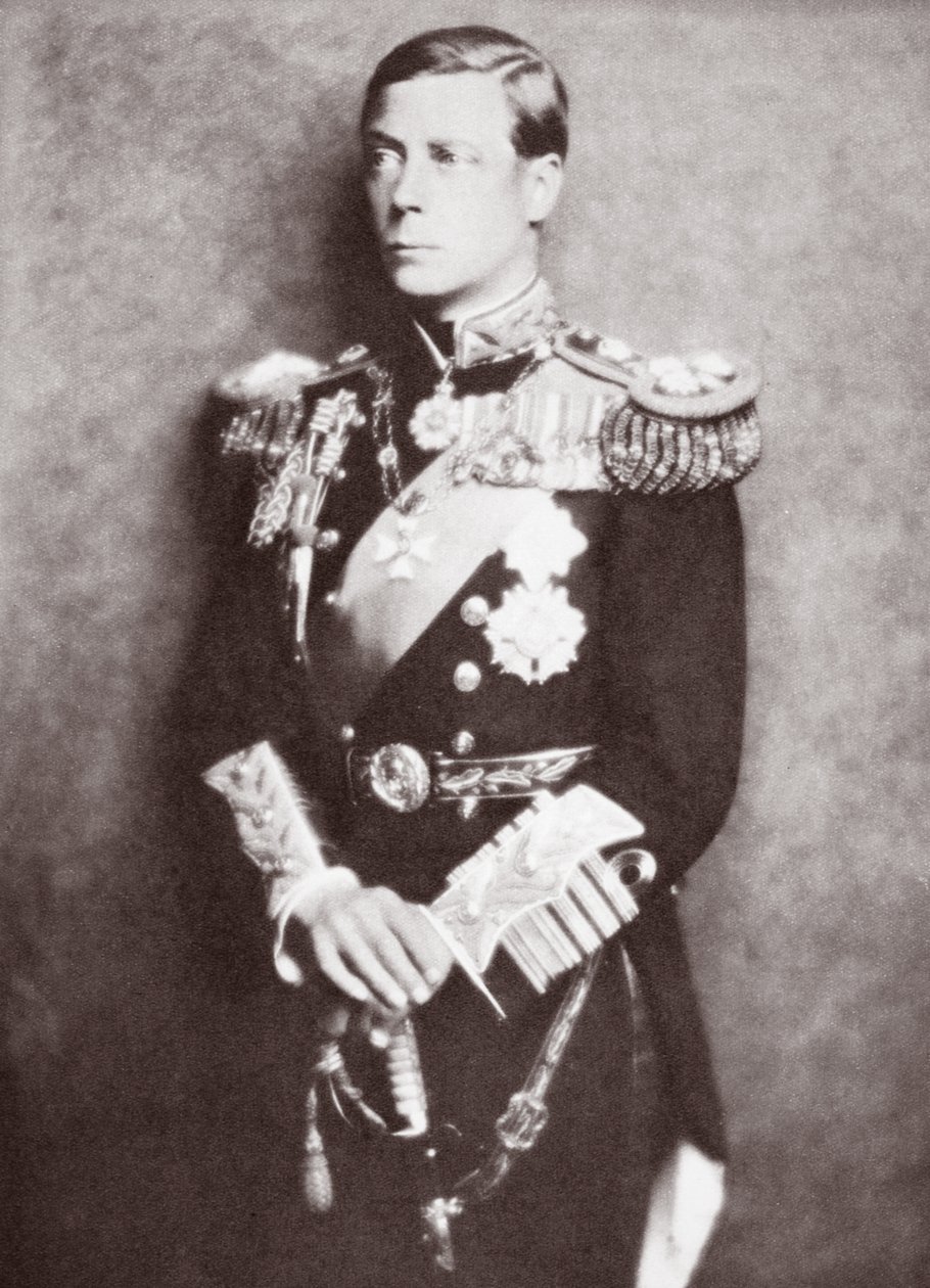 Edward VIII ved hans tiltredelse, 1936 av English Photographer