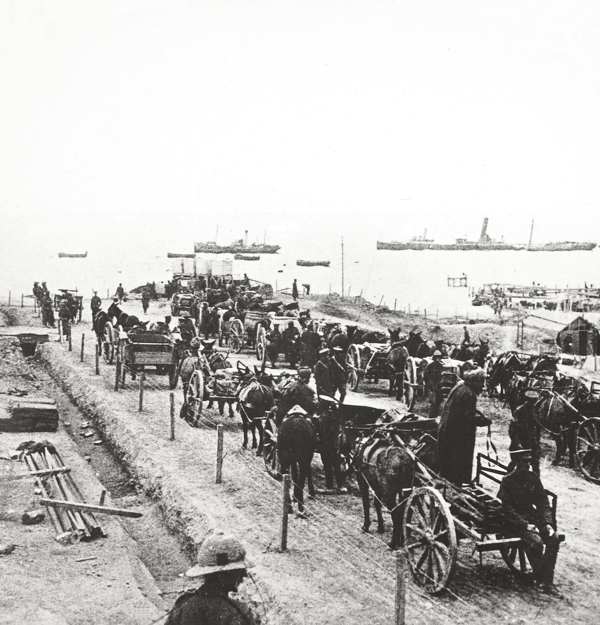 Evakuering av Gallipoli av English Photographer