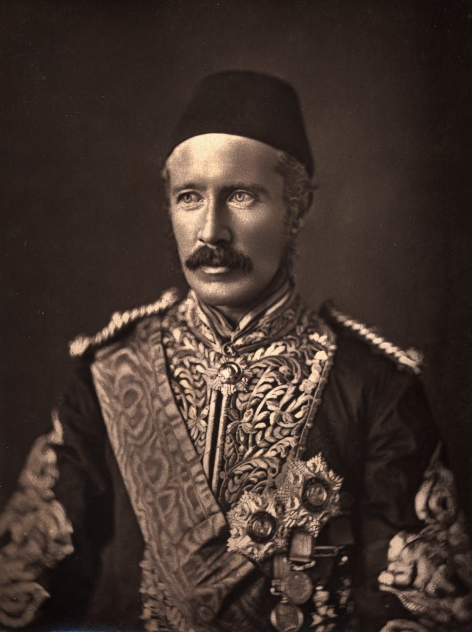 General Charles George Gordon (1833-85) (fotogravyr) av English Photographer