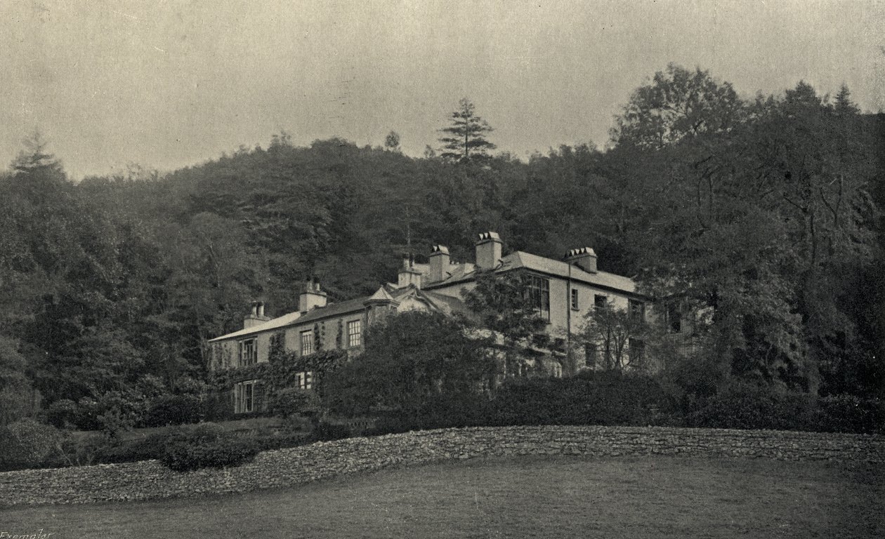 John Ruskin (1819-1900) hjemme i Brantwood av English Photographer