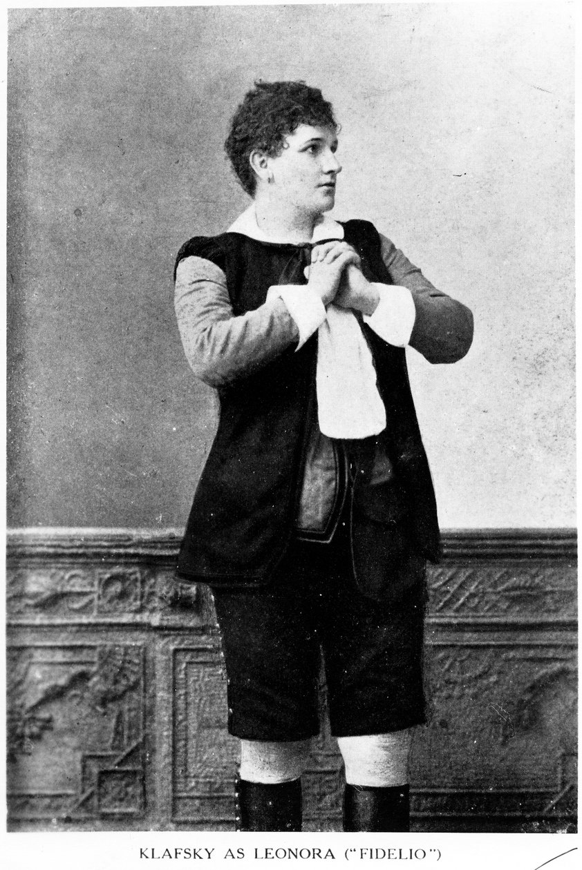 Katherina Klafsky som Leonora fra 