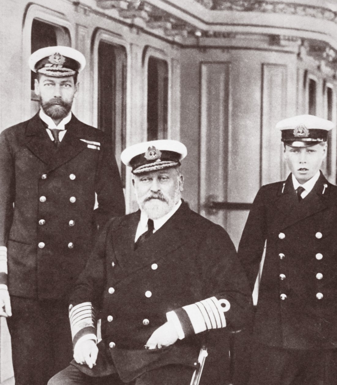 Kong Edward VII, admiral av flåten av English Photographer