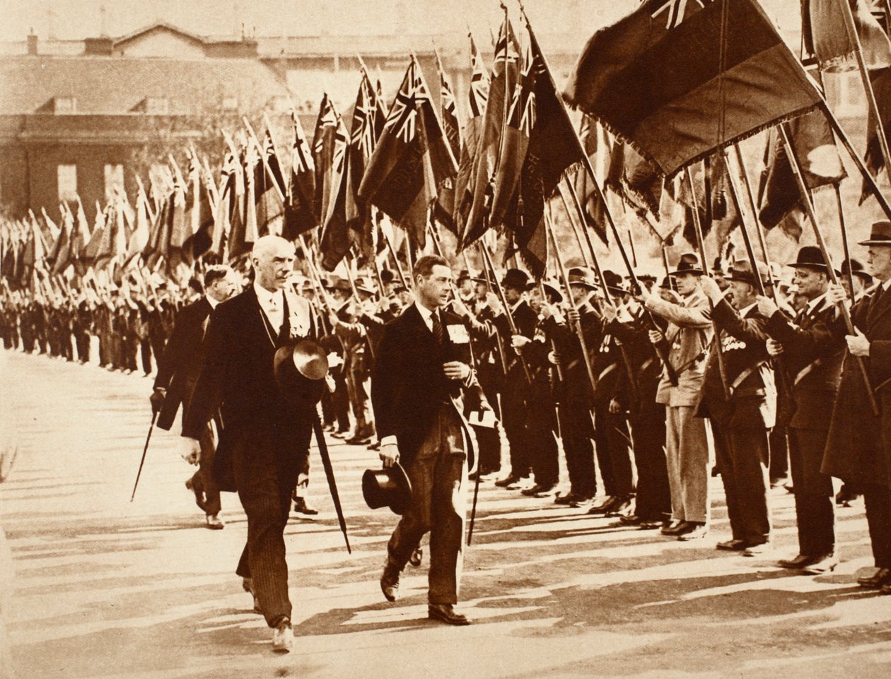 Kong Edward med den britiske legionen, 1914-1918 av English Photographer