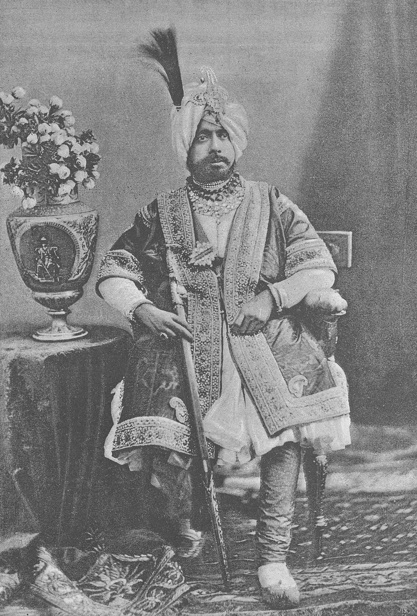 Maharaja Pratap Singhji fra Jammu og Kashmir av English Photographer