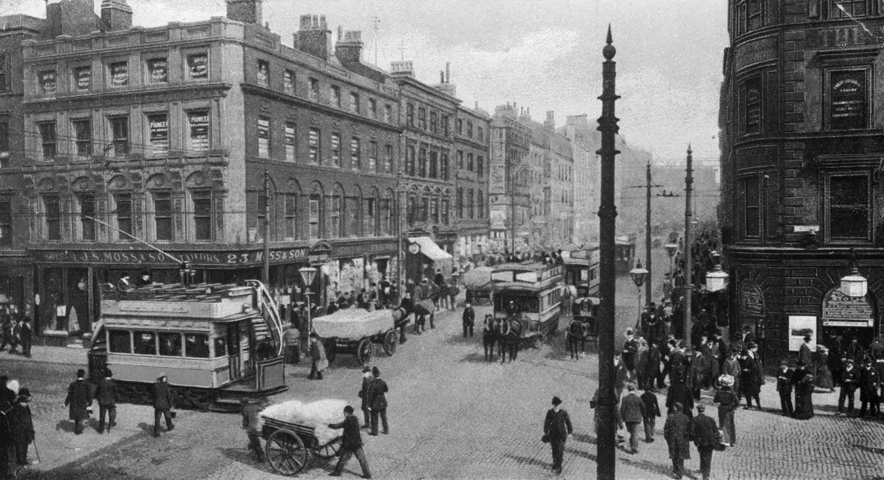 Market Street, Manchester, ca. 1910 av English Photographer