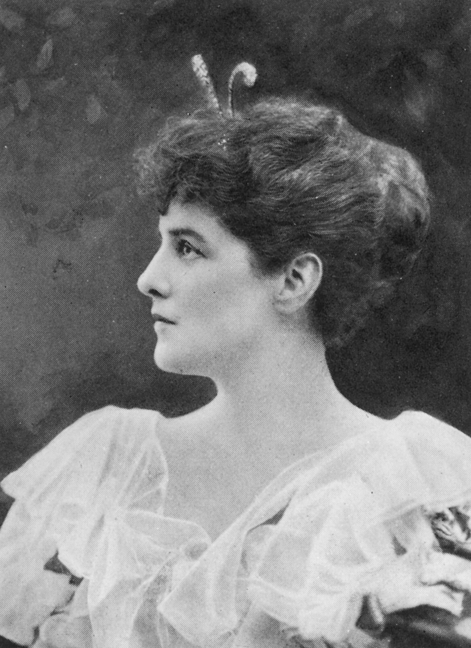 Frøken Jennie Jerome, senere Lady Randolph Churchill, 1921 av English Photographer