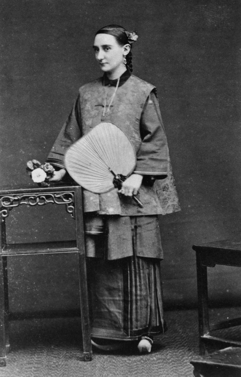 Jente av blandet rase, 1878 av English Photographer