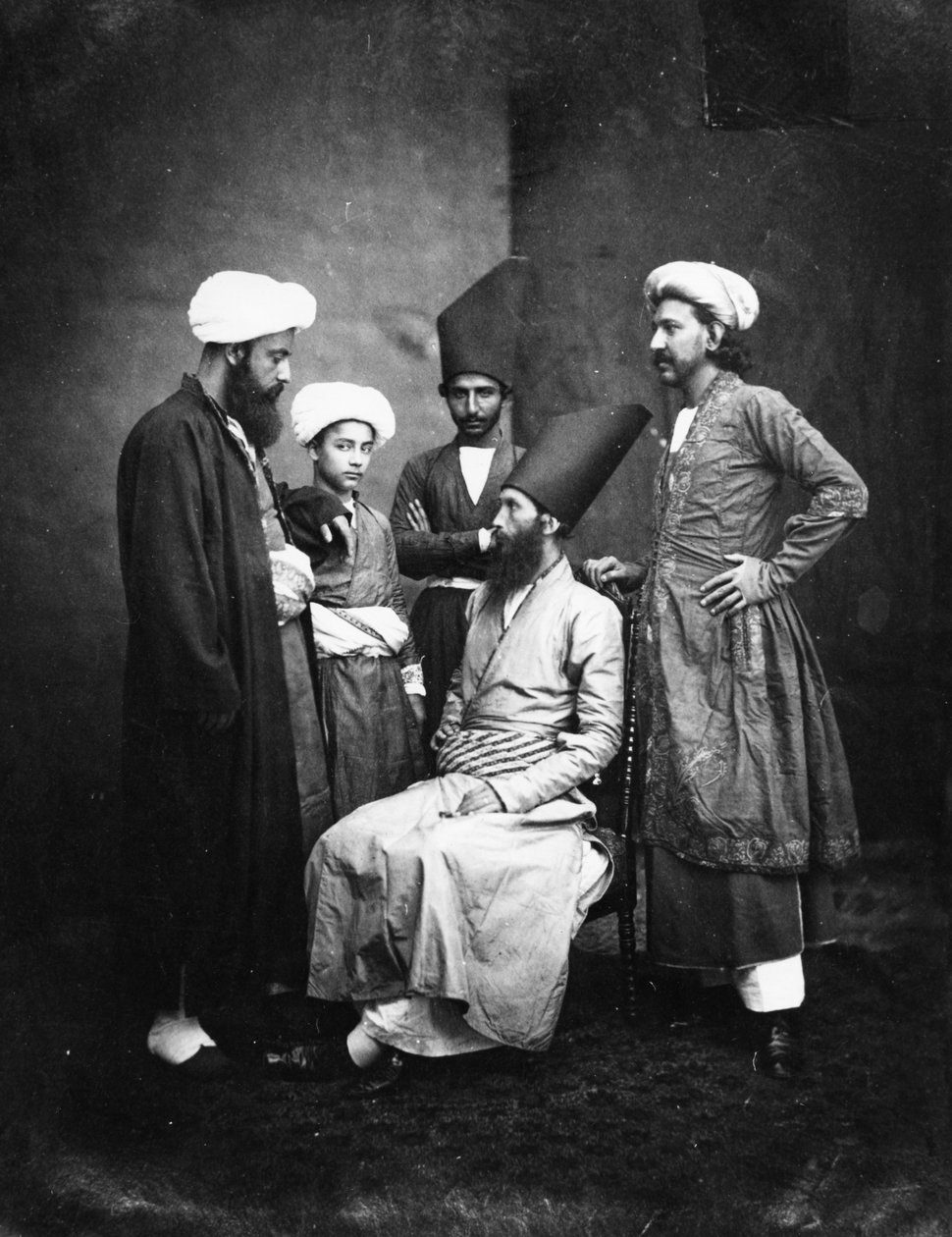 Parsis i Bombay, ca. 1870-årene av English Photographer