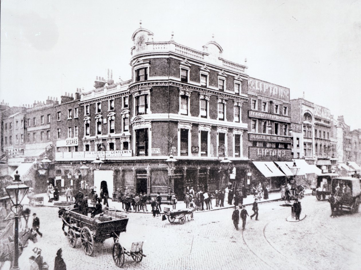 Pentonville Road scene, Islington, London av English Photographer