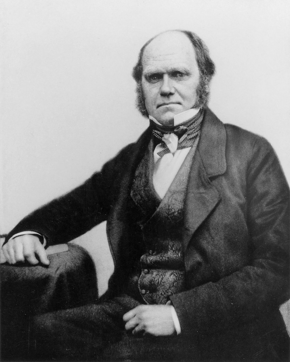 Portrett av Charles Darwin, 1854 av English Photographer