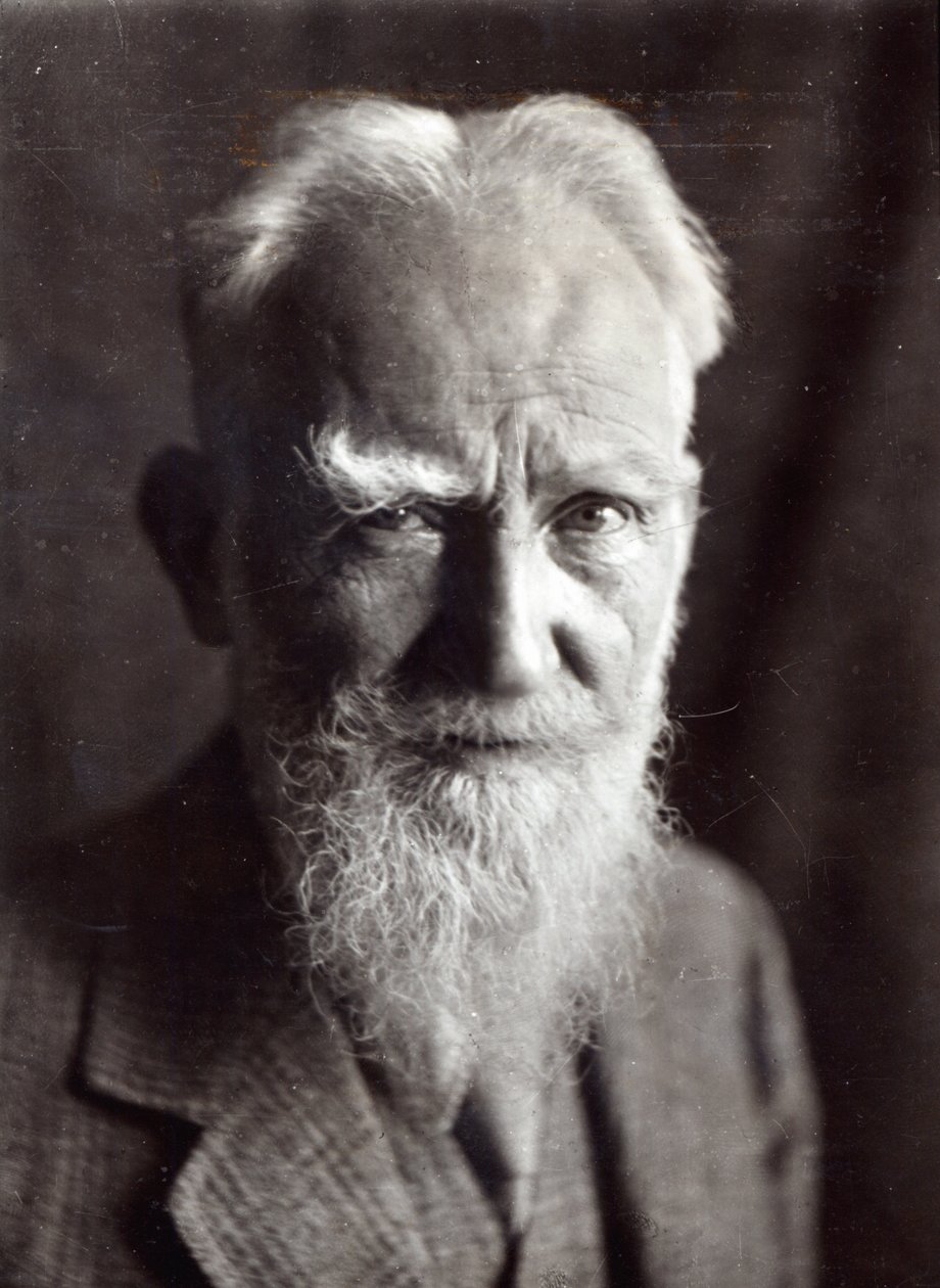 Portrett av George Bernard Shaw, februar 1933 av English Photographer