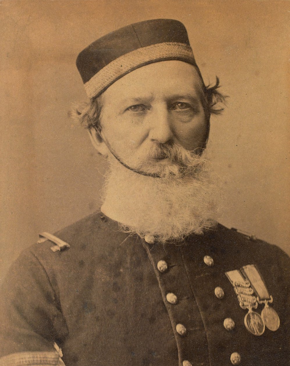 Portrett av sersjant Frederick T. Peake VC av English Photographer