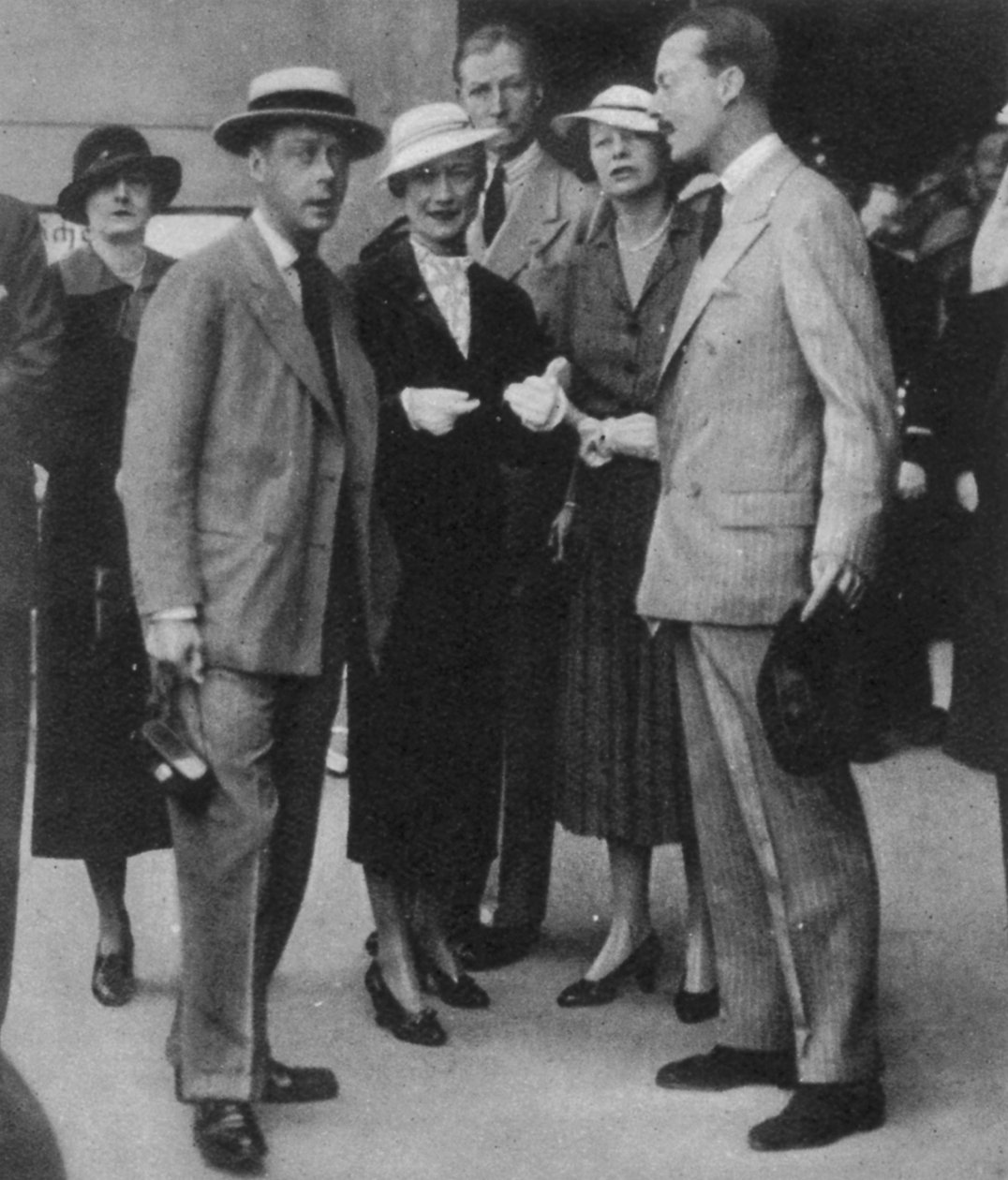 Prins Edward og Wallis Warfield Simpson på et kongelig cruise, 1936 av English Photographer