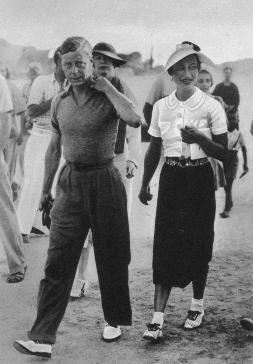 Prins Edward og Wallis Warfield Simpson, hertugen og hertuginnen av Windsor, 1936 av English Photographer