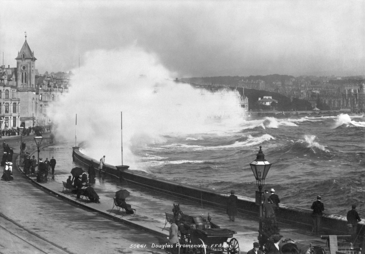 Promenade ved Douglas, tidlig på 1900-tallet av English Photographer