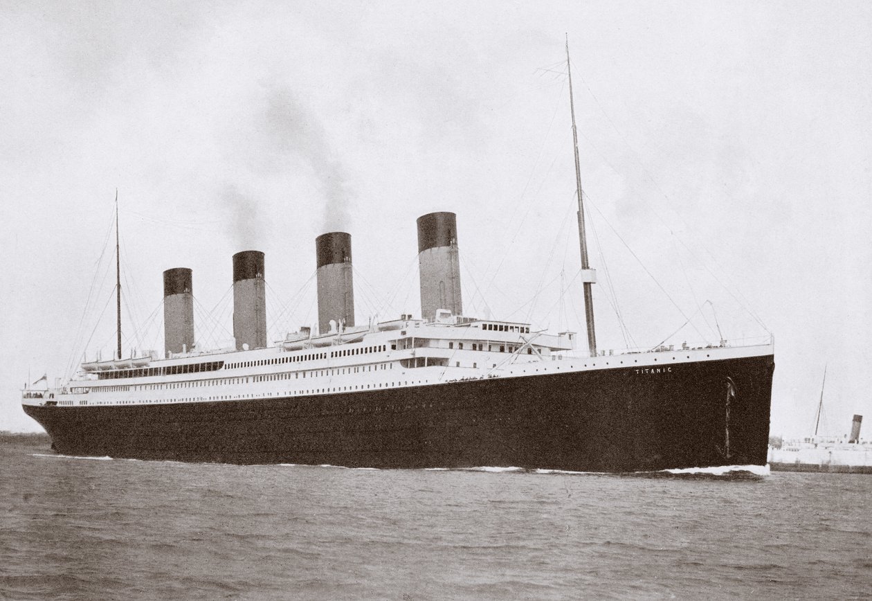 RMS Titanic fra White Star Line av English Photographer