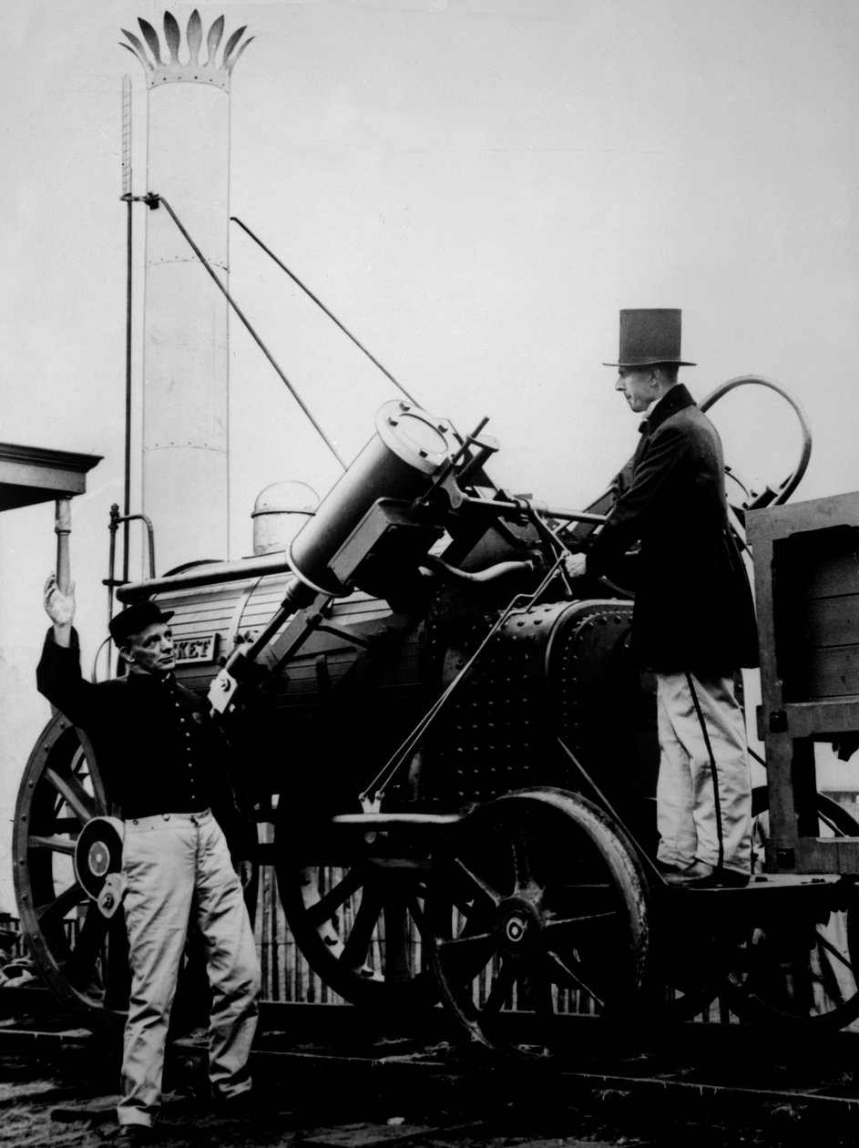 Replika av Stephensons Rocket, 1929 av English Photographer