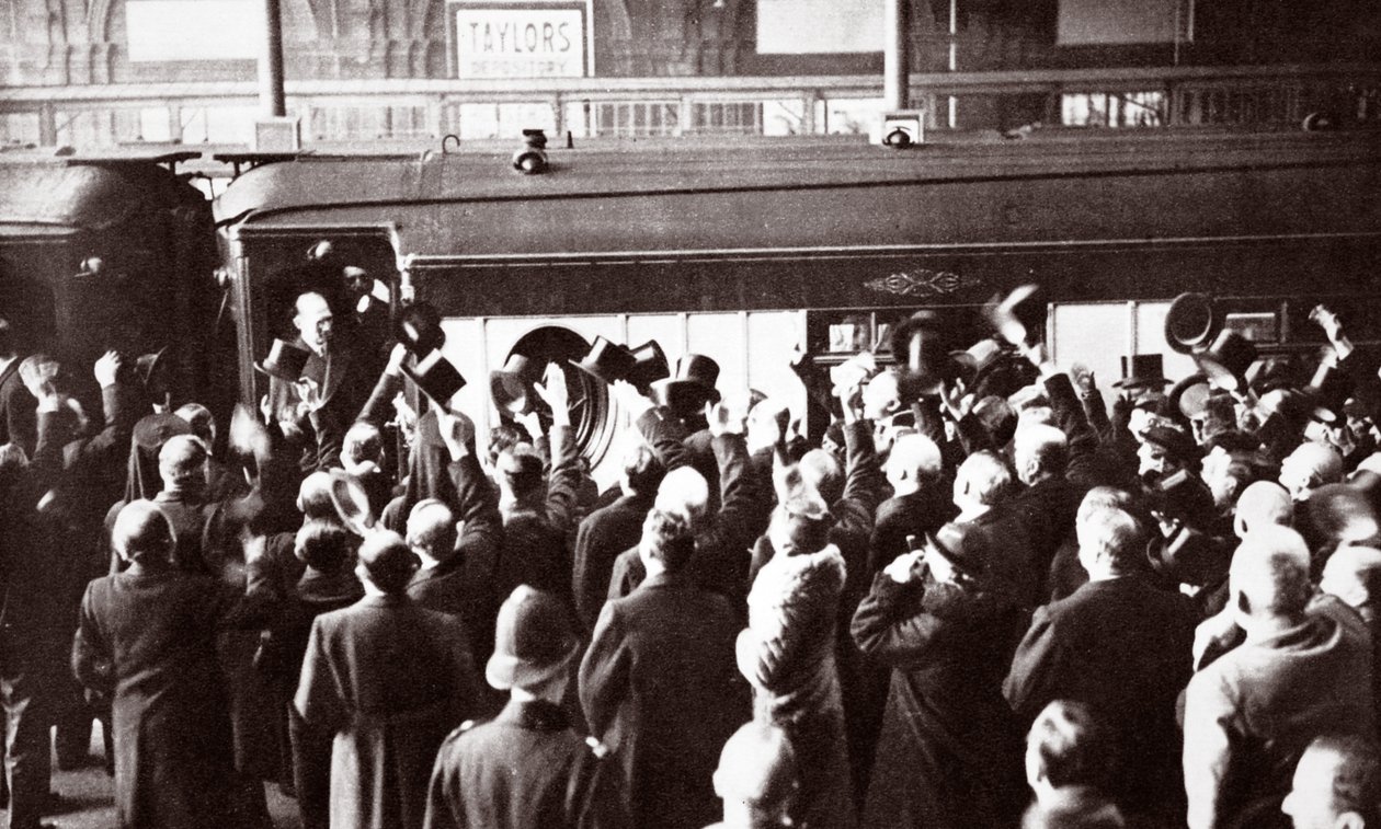 Restaurering av det greske monarkiet, november 1935 av English Photographer