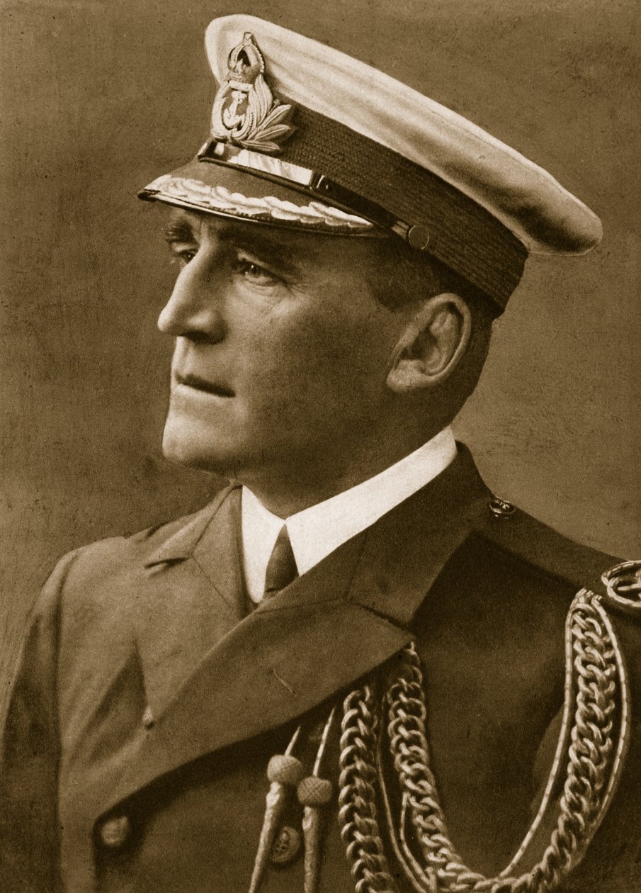 Sir Reginald Y. Tyrwhitt, 1914-19 av English Photographer