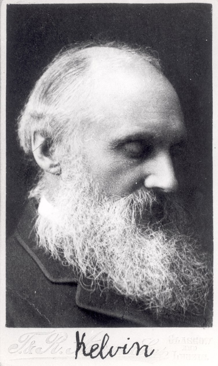 Sir William Thomson (1824-1907) Lord Kelvin av English Photographer
