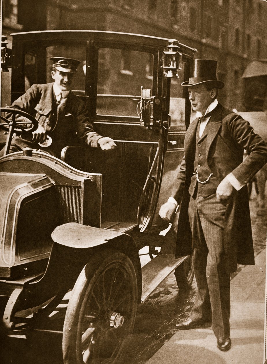 Sir Winston Churchill, Den yngste mannen i Europa, 1908 (fotogravyr) av English Photographer