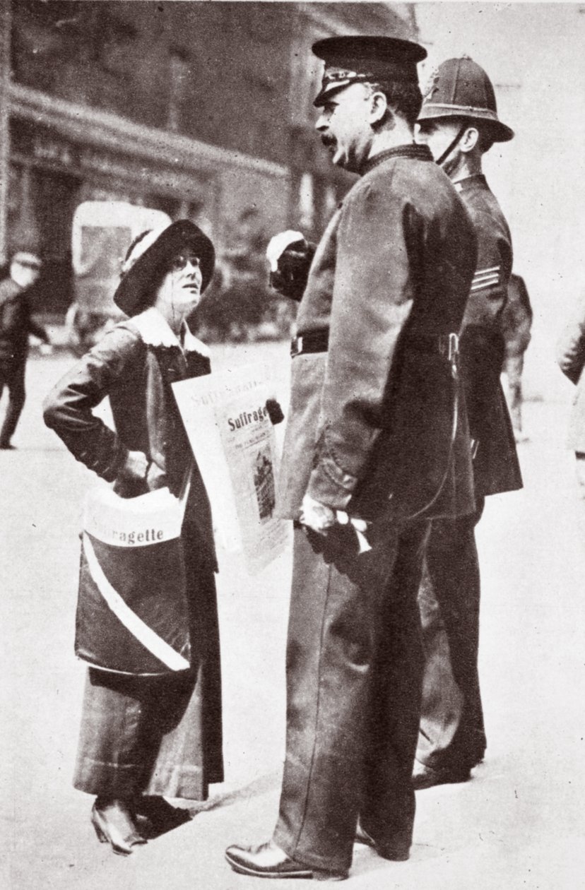 Suffragette, 1913 av English Photographer