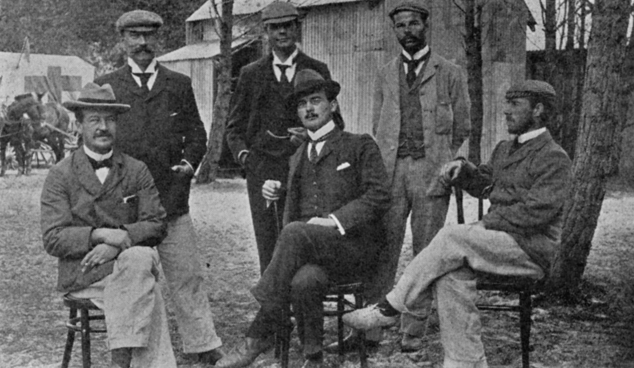 Mennene som kjemper mot pesten i Cape Town, illustrasjon fra Kongen, 25. mai 1901 av English Photographer