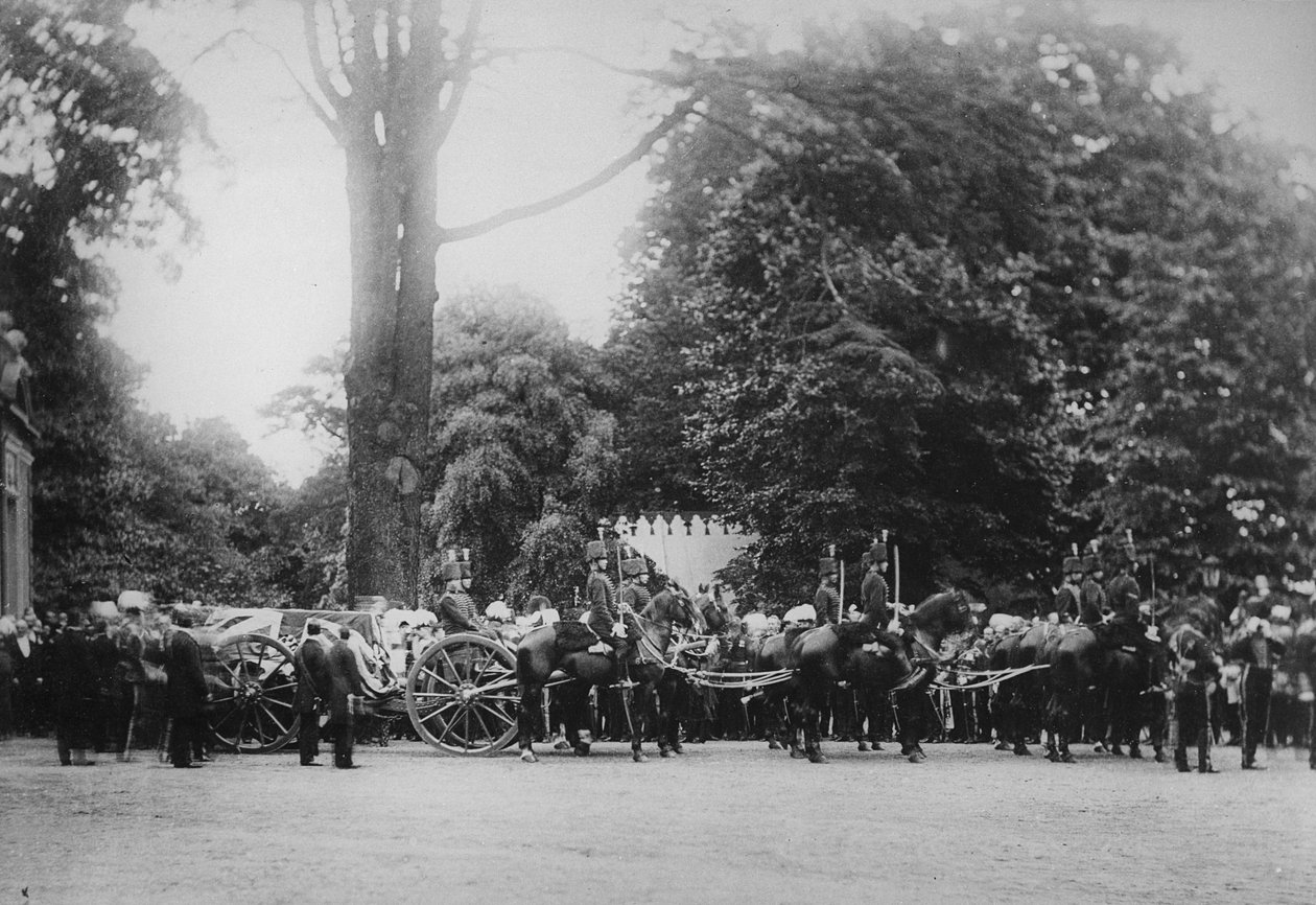 The Prince Imperials Funeral Cortege, Camden Place, 12. juli 1879 av English Photographer