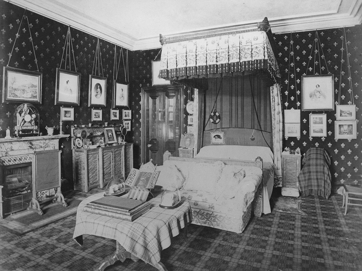 The Queens Bedroom, Balmoral Castle av English Photographer