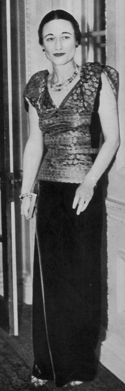 Wallis Simpson, 1936 av English Photographer