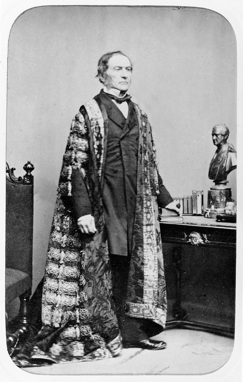 William Ewart Gladstone, ca. 1860 av English Photographer