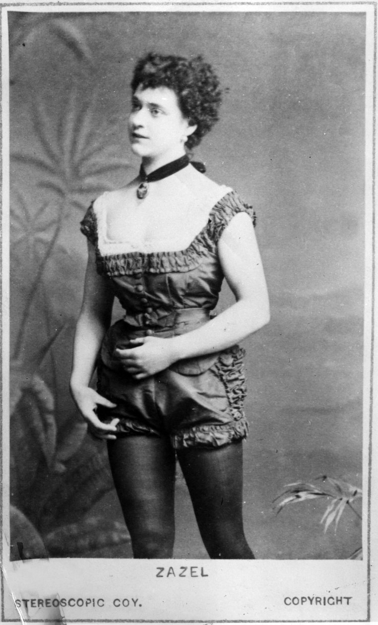 Zazel, ca. 1877 (albumintrykk) av English Photographer