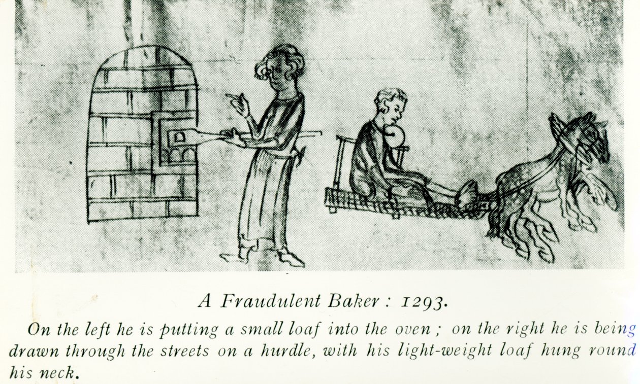 En bedragersk baker, 1293 av English School