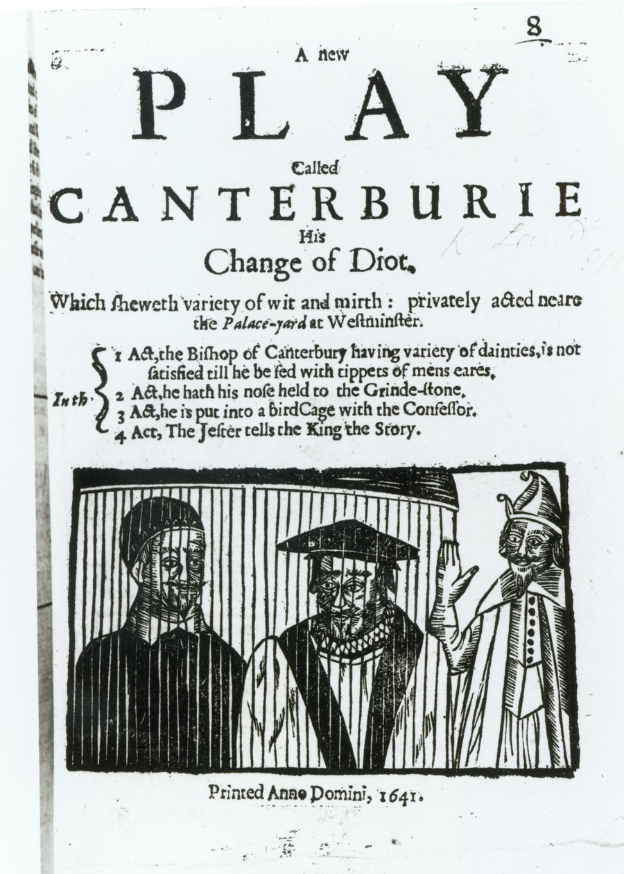 Et nytt skuespill kalt Canterburie, 1641 av English School