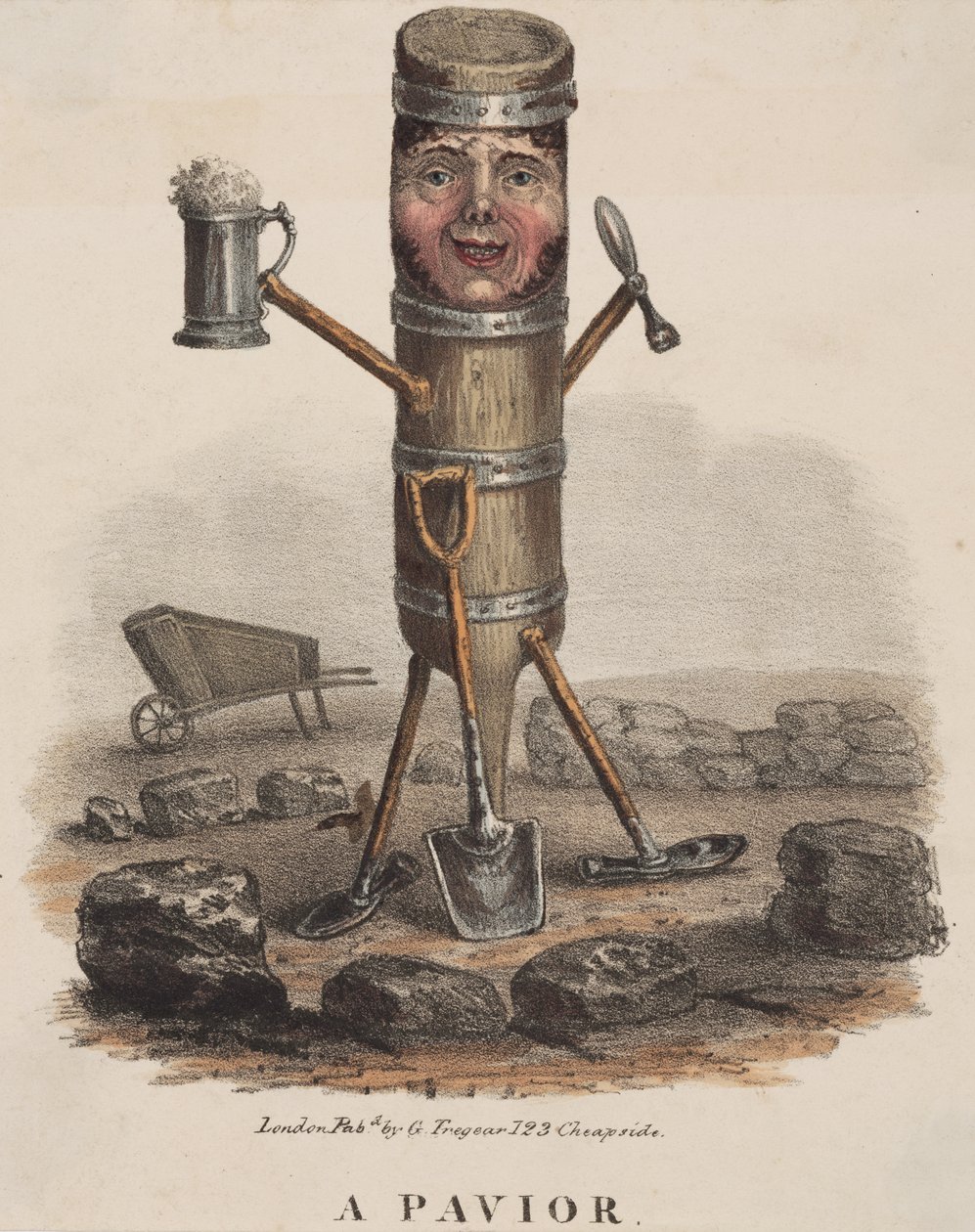 A Pavior, ca. 1810-60 av English School