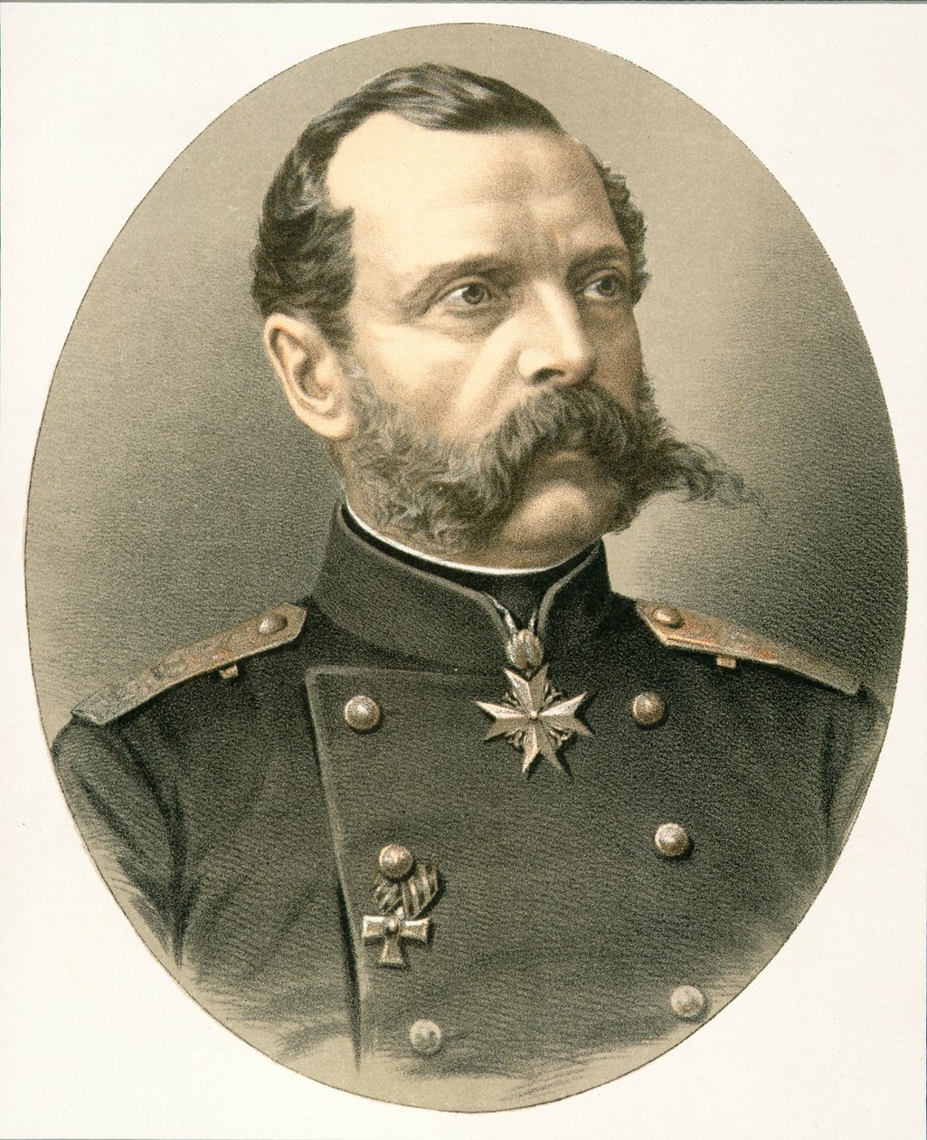 Alexander II (1818-81) tsar av Russland av English School