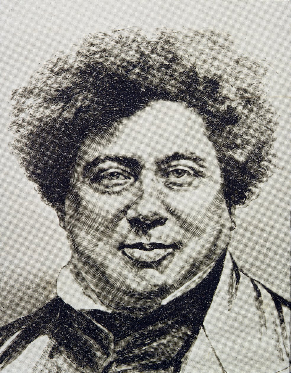 Alexandre Dumas Pere (1802-70) av English School