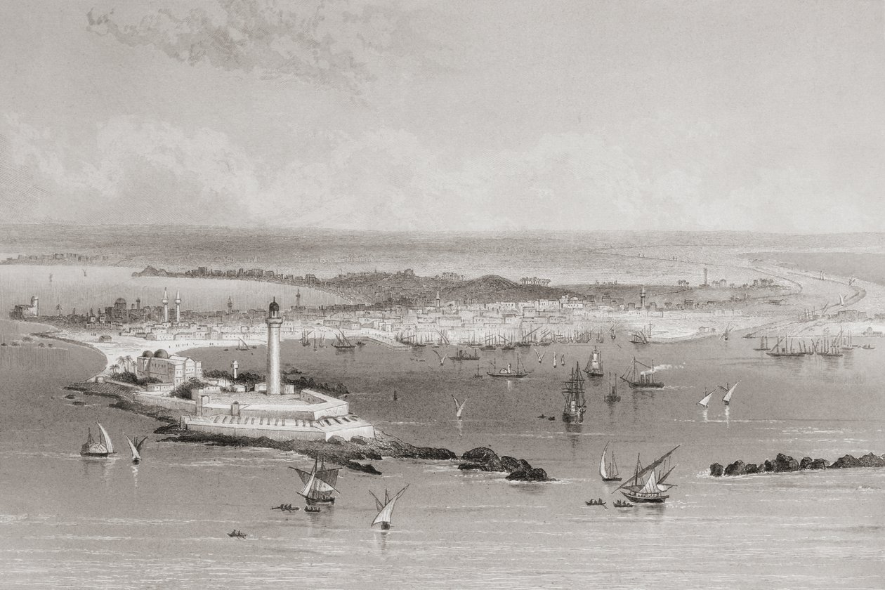Alexandria, Egypt, 1883 av English School