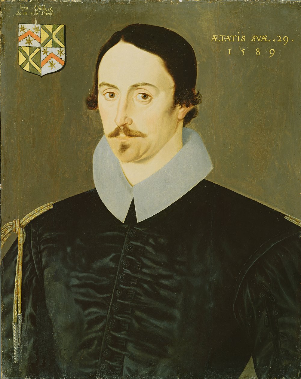 En ukjent mann, 29 år gammel, muligens fra Kempe-familien, 1589 av English School