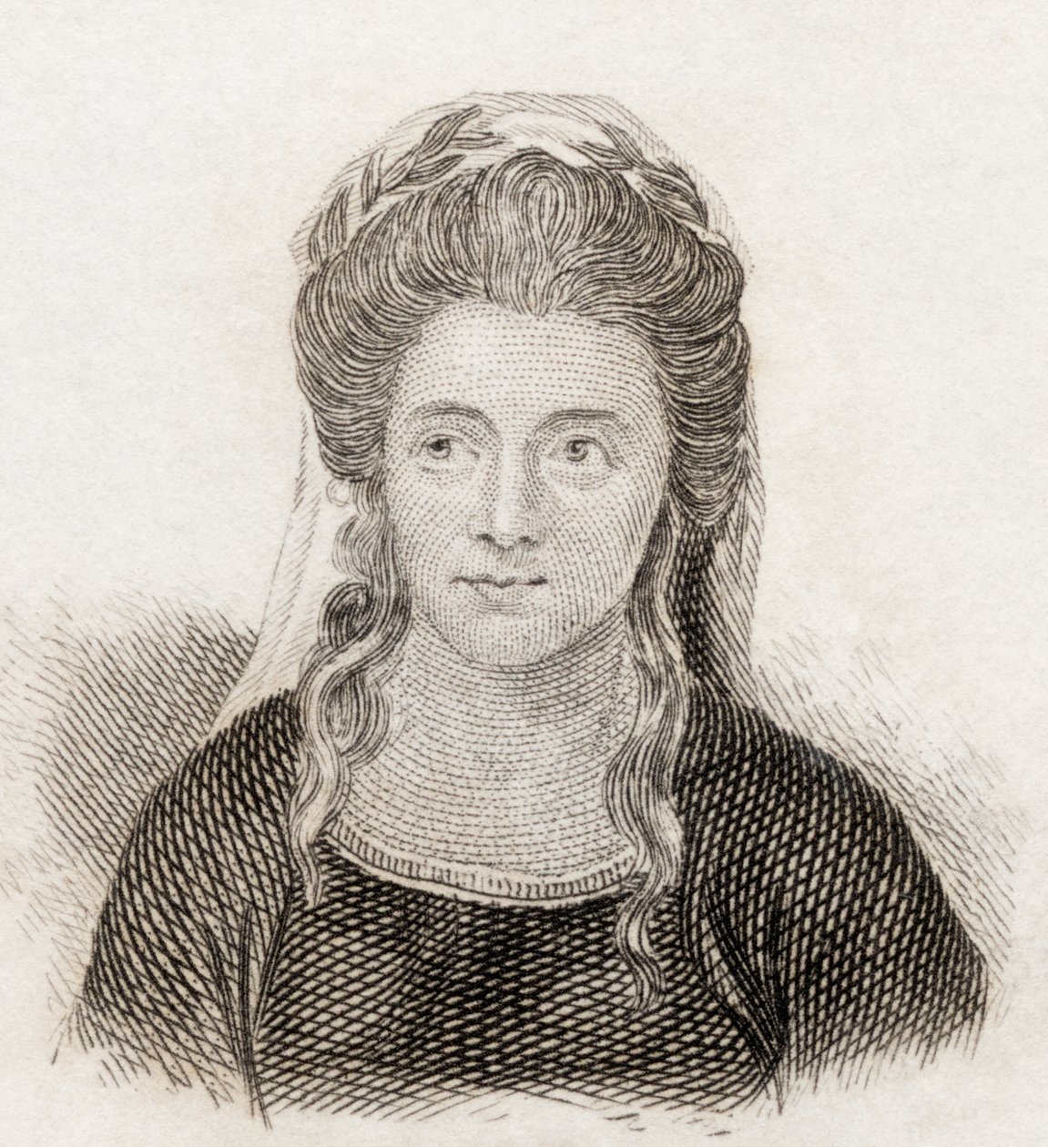 Anna Seward, 1825 av English School