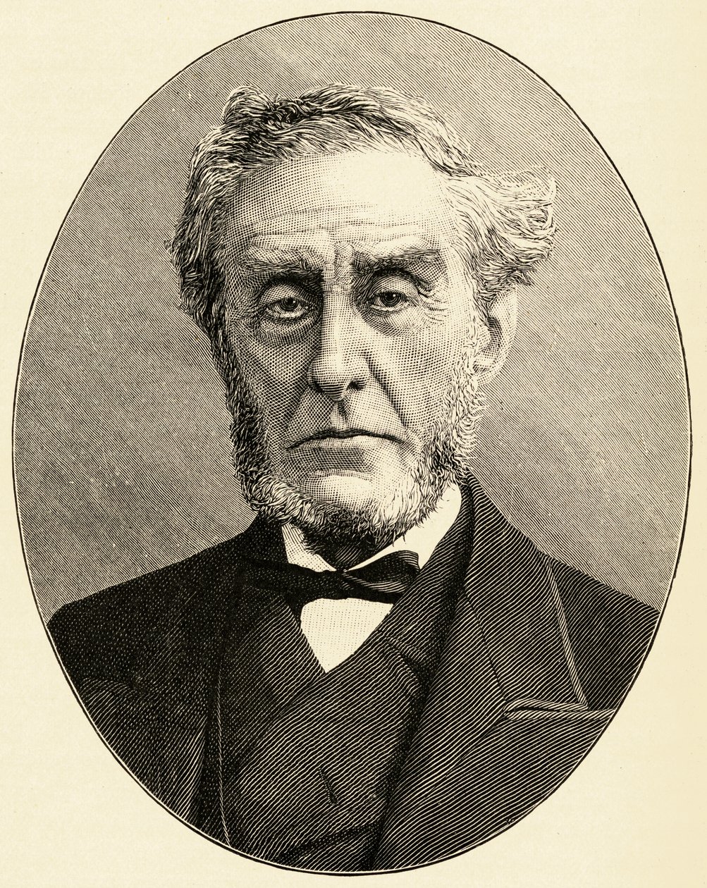 Anthony Ashley Cooper (1801-85) 7. jarl av Shaftesbury av English School