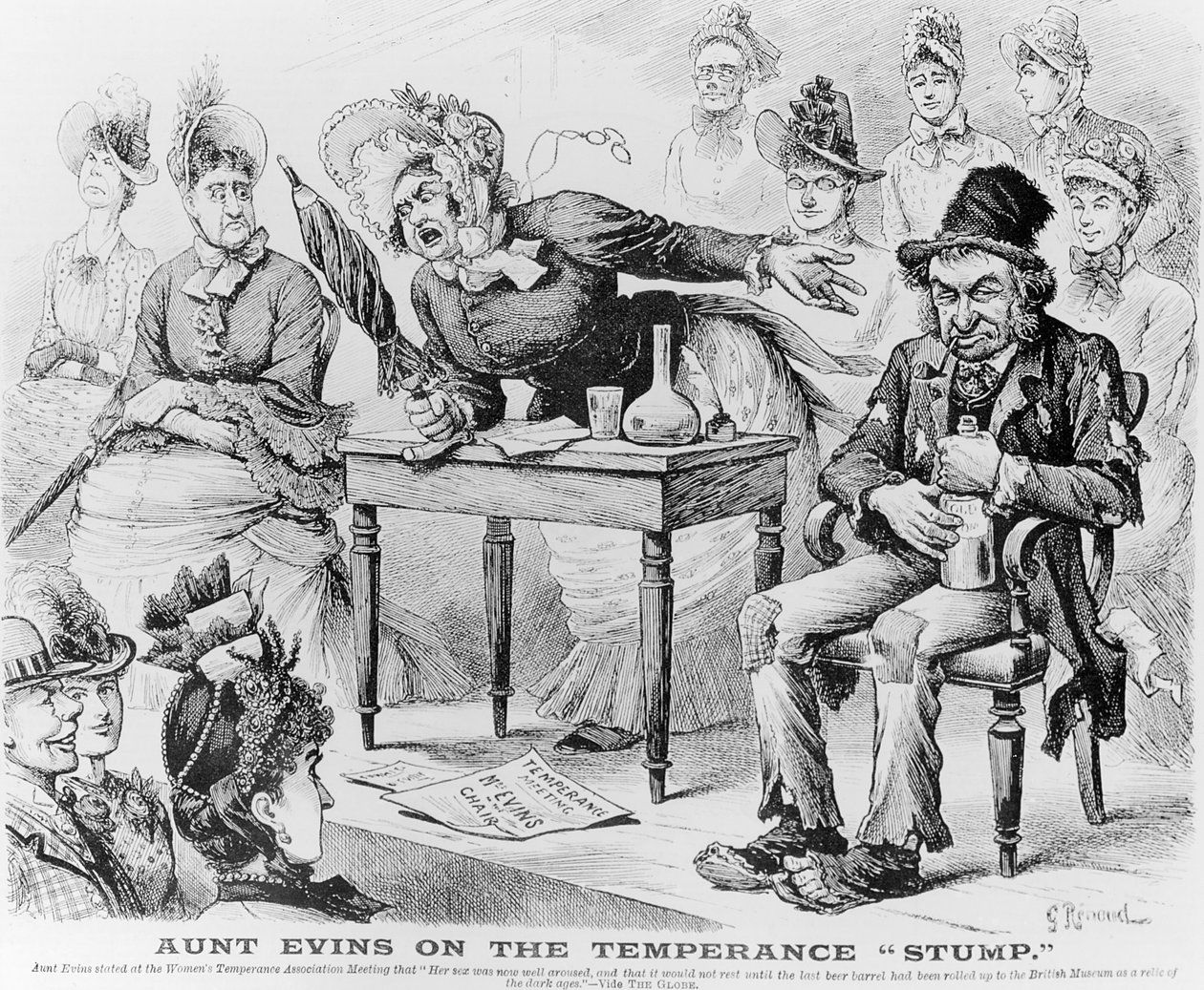Tante Evins på Temperance 'Stump' av English School