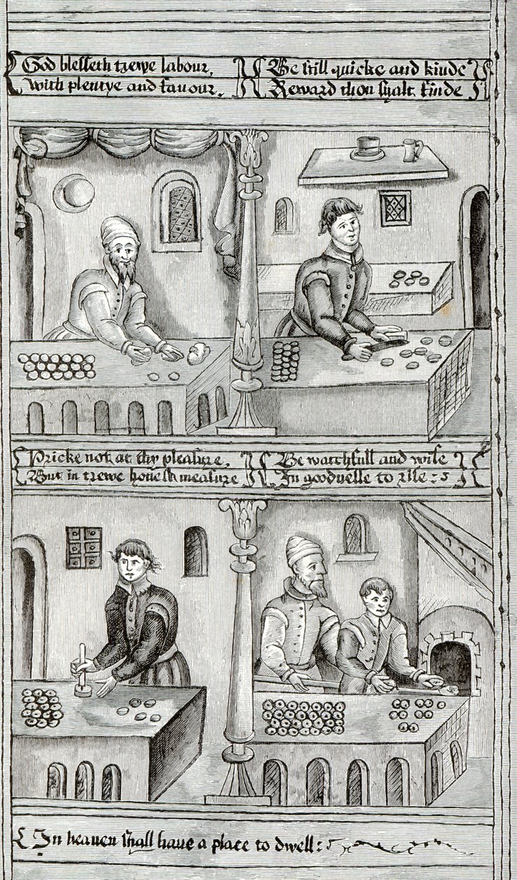 Bakers of York A.D., 1595-96 av English School