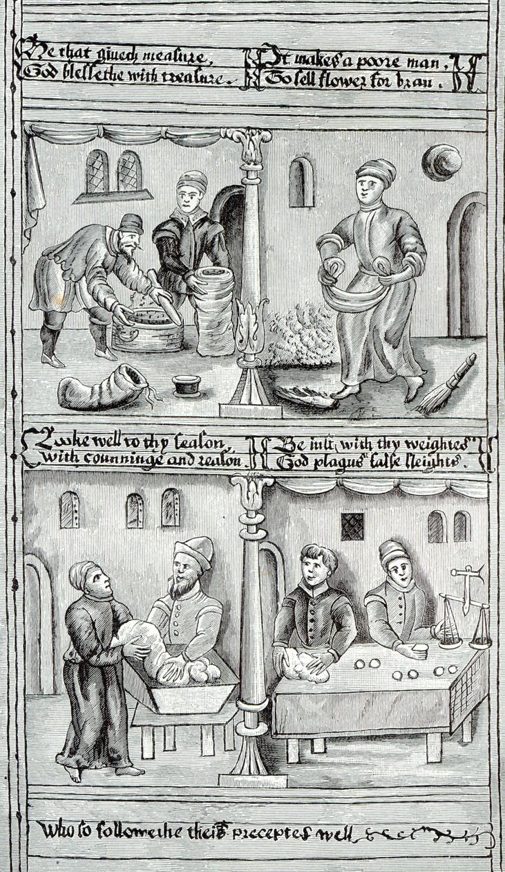 Bakers of York, A.D., 1595-96 av English School