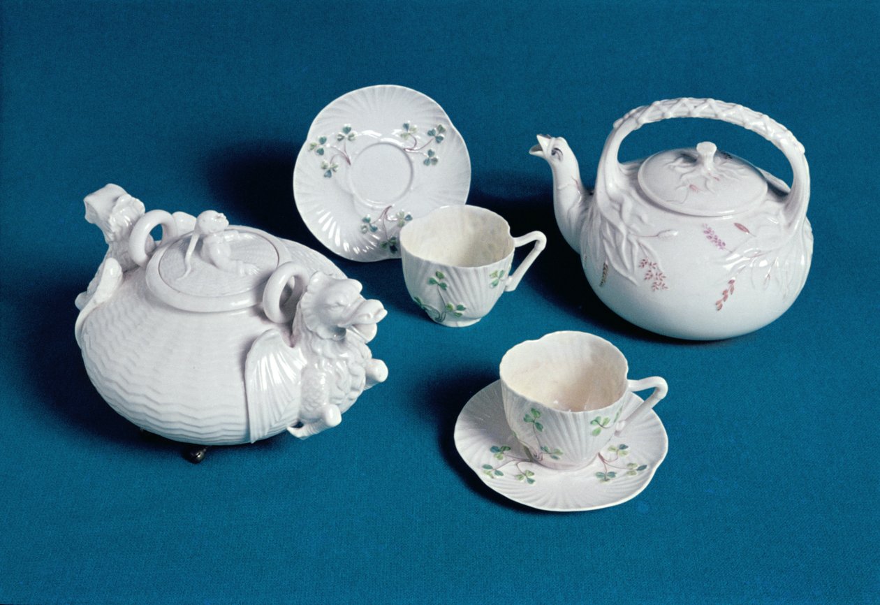 Belleek teservice (porselen) av English School